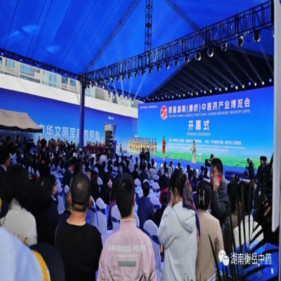 衡岳中藥參加首屆湖南廉橋中醫(yī)藥產業(yè)博覽會